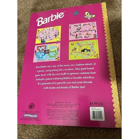 Rare Vintage Barbie Big Game Book 1997 by Golden Books - Picture 3 of 10